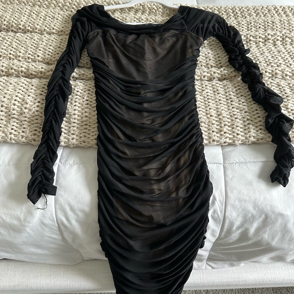 Midi Dress in Black